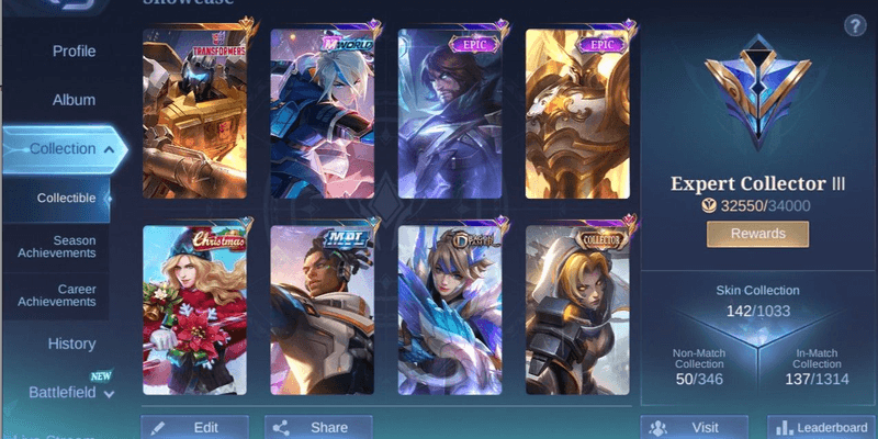 Beli Akun HERO 104 EMBLEM ALL MAX + M WORLD LING + MPL BRODY + CC ...