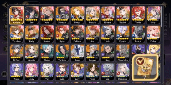 Gambar Product Akuj Starter Seven Knights Re:BIRTH | Detail Char SSR Check Pict [LD-9]