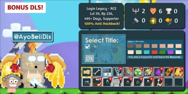 Gambar Product Akun Dr Title Mercy Feye Zeus Murah