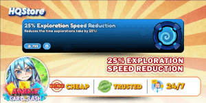 25% Exploration Speed Reduction