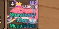 Big Strawberry Choc Megalodon