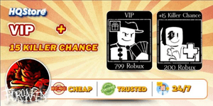 VIP + 15 Killer Chance - Forsaken [999rb]