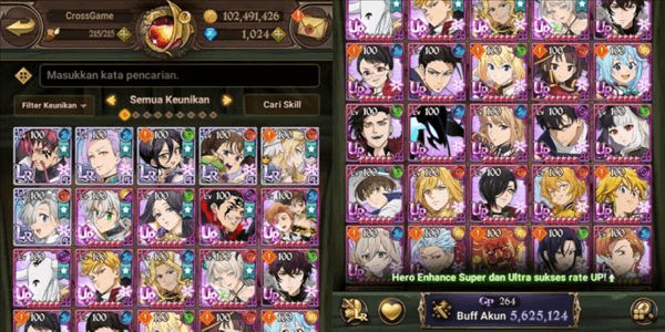 Gambar Product DM 1000+ | CC 5.6M+ | Full Collab Solev & Konosuba HR | 8UR 6LR (Asia Code Only)