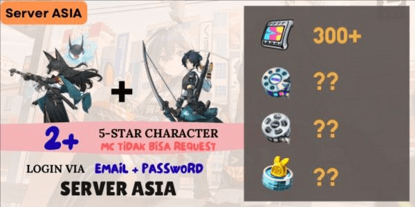 Gambar Product Akun Reroll SIAP GACHA Starter [ASIA] - 1