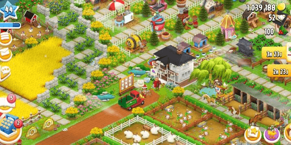 Gambar Product Farm Hay Day Level 44 Barn 1050 Silo 750 Full Decoration