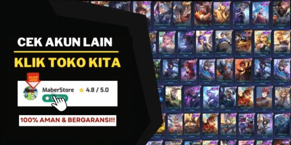 Gambar Product Akun Mobile Legend Murah Ready Rank Bp 32k+ ( Clear Tutorial )