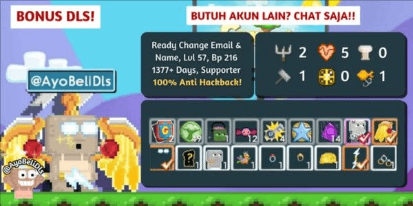 Gambar Product Akun Mercy + Feye + Zeus + Samille Soul Abductor Murah