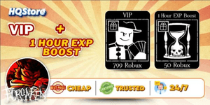 VIP + 1 Hour EXP Boost - Forsaken [849rb]