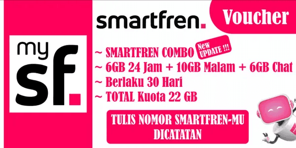 DATA Smartfren (16GB 30Hari)