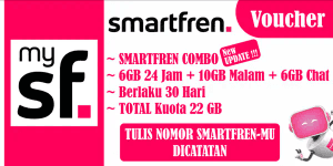 DATA Smartfren (16GB 30Hari)