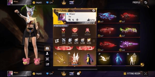 Gambar Product FF EVOUGUN MAX ACCOUNT ON 6 & SAFE JOKER FACE ANTI HACK BACK GUARANTEED 1000%