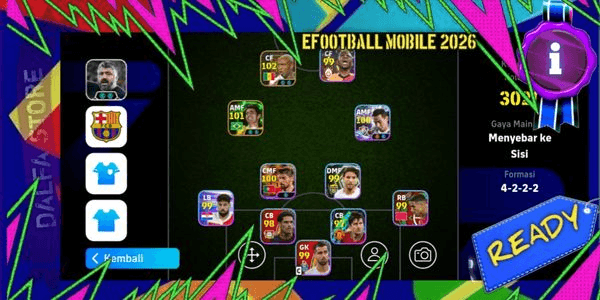 Gambar Product SPD4#ACCOUNT EFOOTBALL MOBILE ECONOMY READY TO PUSH DIVISION