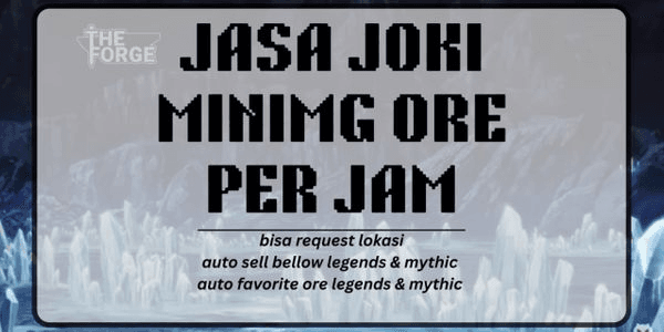 Gambar Product Jasa Joki Mining Ore Per Jam - The Forge