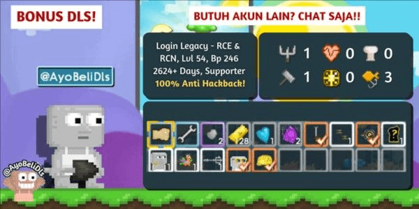 Gambar Product Akun Digger Spade + Poseidon's Digger's Trident + Superstar Shades + Floating Speaker + Mini You + Supporter Murah53