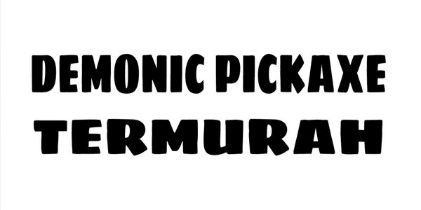 Gambar Product JOKI DEMONIC PICKAXE | THE FORGE (BONUS LEVEL)