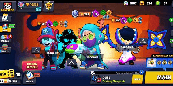 Gambar Product Account Brawl Stars High Trofi Spek Gagah