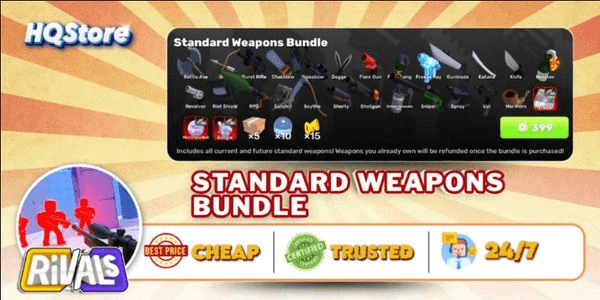 Gambar Product Standard Weapons Bundle