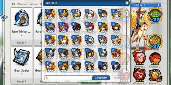 Gambar Product Permanent Lost Saga Orign Hero Account Lots of Cheap and Cheerful