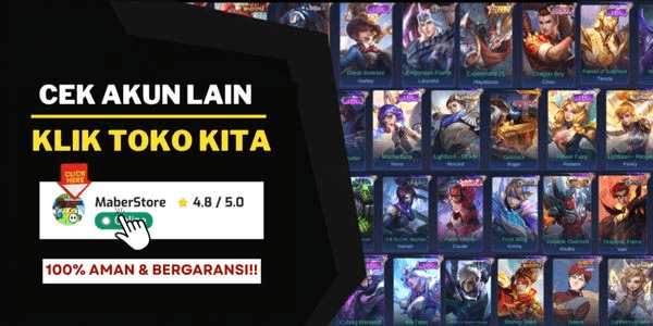 Gambar Product Akun Mobile Legend Murah Ready Rank Bp 32k+ ( Tutorial Belum Clear )