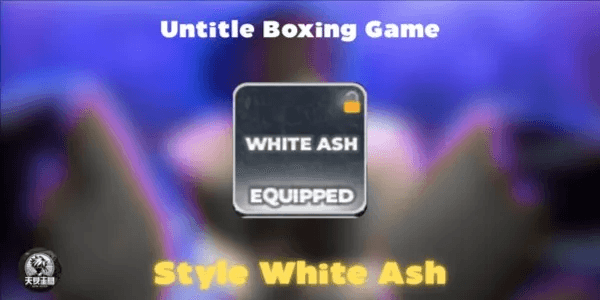 Akun Style White Ash | Untitled Boxing Game