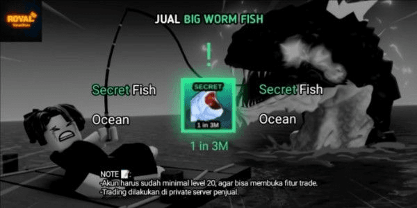 Gambar Product Big Worm Fish