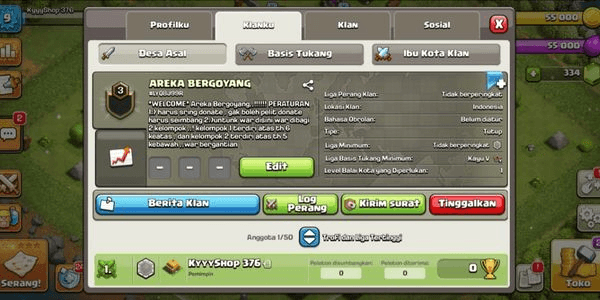 Gambar Product 	Clan Level 3