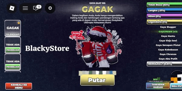 Gambar Product Akun Untitled Boxing|| Akun Style HAWK|| Bonus Random