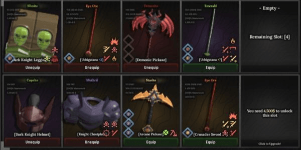 Gambar Product Akun Demon, Demonic & Arcane Pickaxe