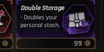 Double Storage