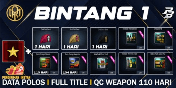 Gambar Product Bintang 1 FC