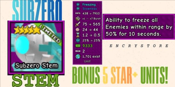 Gambar Product Subzero Stem - Rare Unit