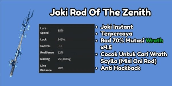 Gambar Product Joki Rod Of The Zenith