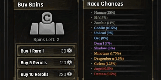 10 Rerolls