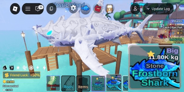 Gambar Product Stone Big Frostborn Shark