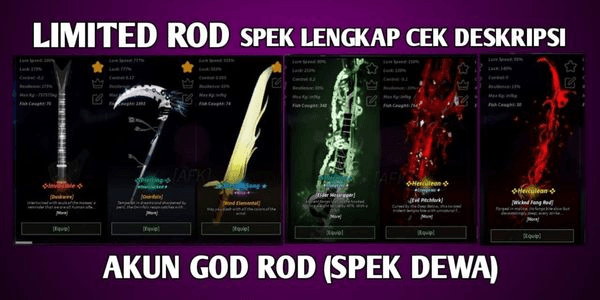 Gambar Product Akun Onirifalx+Wind Elemental+Rod Limited