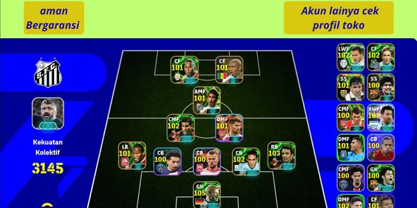 Gambar Product EFOOTBALL ACCOUNT ALL PLAYERS 400++ READY TO PLAY SAFE GUARANTEED | musgem#C10