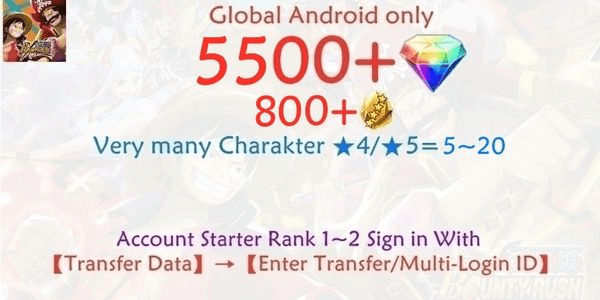 Gambar Product Akun OPBR ONE PIECE Bounty Rush-8