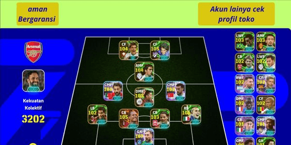 Gambar Product VAN DIJK x DONNARUMA AND FRIENDS EFOOTBALL GG ACCOUNT STRENGTH 3200++ READY TO PLAY SAFE GUARANTEED | musgem#C02