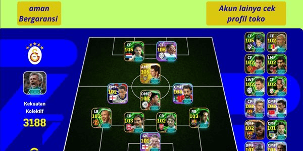 Gambar Product MBAPPE x BAGIO x PUSKAS AND FRIENDS EFOOTBALL ACCOUNT GG READY TO PLAY STRENGTH 3188 SAFE GUARANTEED | musgem#C03