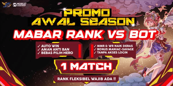 Gambar Product MABAR RANK VS BOT (AUTO WIN)