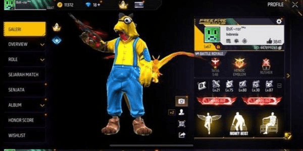 Gambar Product AKUN FF EVOUGUN SCAR MAX & SG 2 AQUA AMAN ANTI HACK BACK BERGARANSI 1000 % MURAH BANGET