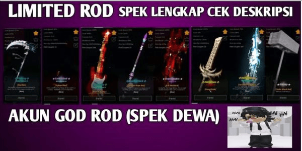 Gambar Product Akun Onirifalx+Electrick Guitar+Tryhard ROD Limited