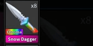 Gambar Product Chroma Snow Dagger - Murder Mystery 2