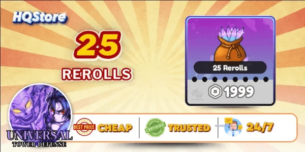 25 Rerolls