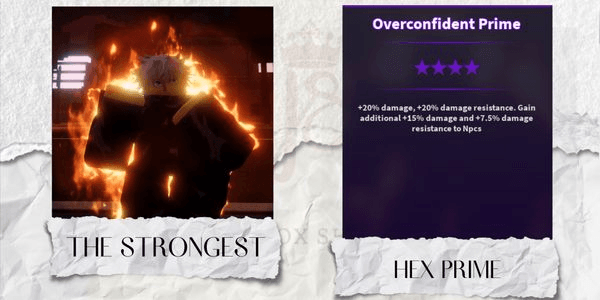 Gambar Product Hex Prime The Strongest / Gojo | Legendary Trait - A Universal Time (AUT)