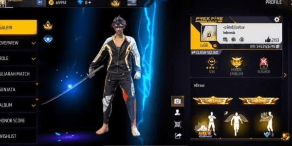 Gambar Product AKUN FF EVOUGUN OTW MAX 3 & CELANA ANGELON AMAN ANTI HACK BACK BERGARANSI 1000 % MURAH BANGET