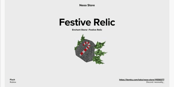 Gambar Product Festive Relic | Fisch