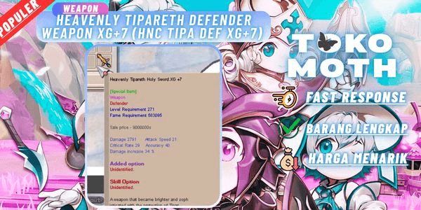 Gambar Product Heavenly Tipareth DEFENDER Weapon XG+7 (HnC Tipa DEF XG+7)