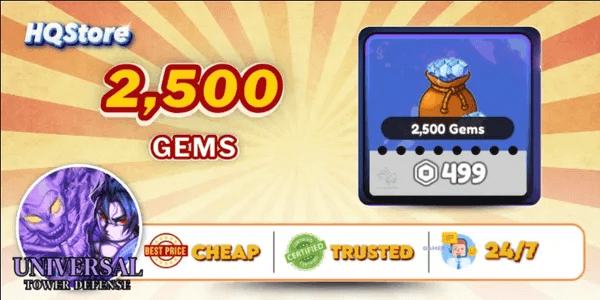 2,500 Gems
