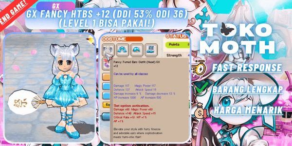 Gambar Product GX Fancy HTBS +12 (DDI 53% ODI 36) (Level 1 bisa pakai!)